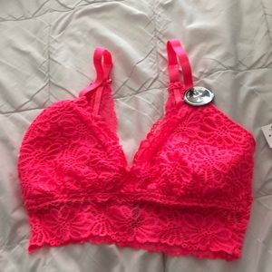 Charlotte Russe Pink Plus Bralette